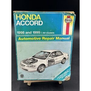 Honda Accord 1998 and 1999 Haynes automotive repair manual #42014 Used